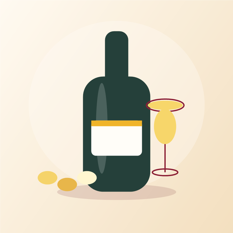 Weinflasche Franciacorta Brut aus Lombardei (Schaumwein, trocken)
